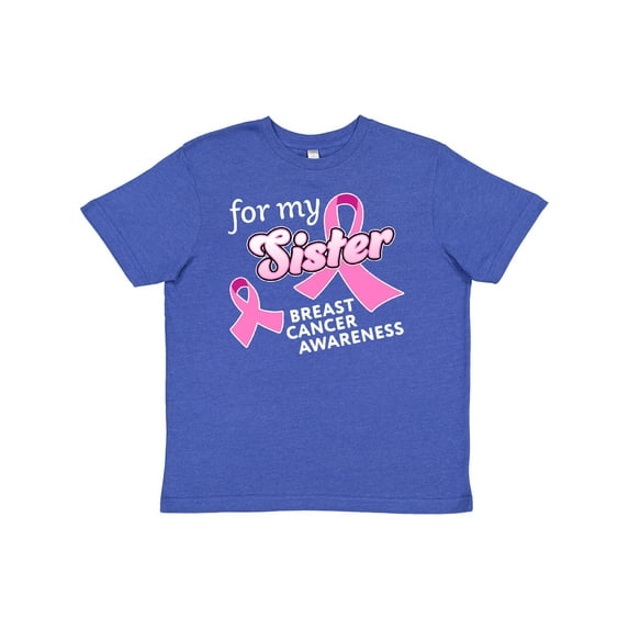 Inktastic For My Sister - Breast Cancer Awareness Youth T-Shirt