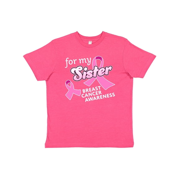 Inktastic For My Sister - Breast Cancer Awareness Youth T-Shirt