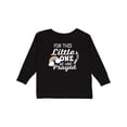 thumbnail image 1 of Inktastic For This Little One We Have Prayed Boys or Girls Long Sleeve Toddler T-Shirt, 1 of 5