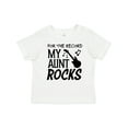 thumbnail image 1 of Inktastic For the Record, My Aunt Rocks Boys or Girls Baby T-Shirt, 1 of 5
