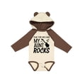 thumbnail image 1 of Inktastic For the Record, My Aunt Rocks Boys or Girls Long Sleeve Baby Bodysuit, 1 of 5