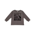 thumbnail image 1 of Inktastic For the Record, My Aunt Rocks Boys or Girls Long Sleeve Toddler T-Shirt, 1 of 5