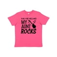 thumbnail image 1 of Inktastic For the Record, My Aunt Rocks Youth T-Shirt, 1 of 5
