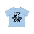thumbnail image 1 of Inktastic For the Record My Grandma Rocks Boys or Girls Baby T-Shirt, 1 of 5
