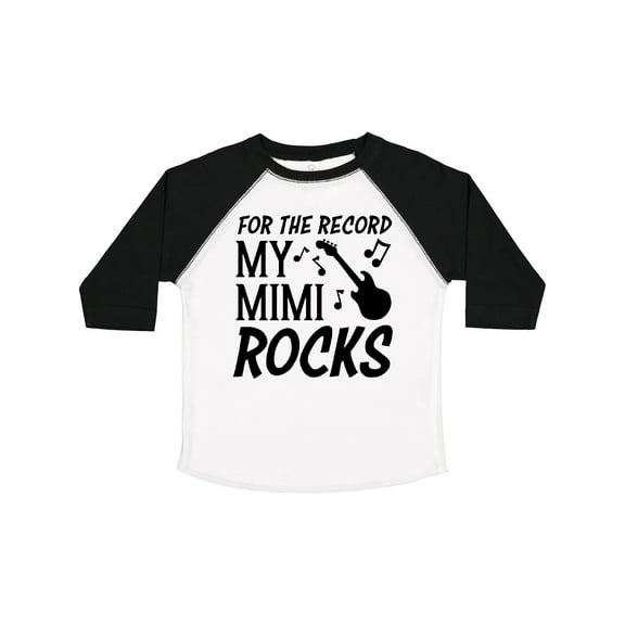 Inktastic For the Record My Mimi Rocks Boys or Girls Toddler T-Shirt
