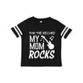 thumbnail image 1 of Inktastic For the Record, My Mom Rocks Boys or Girls Toddler T-Shirt, 1 of 5