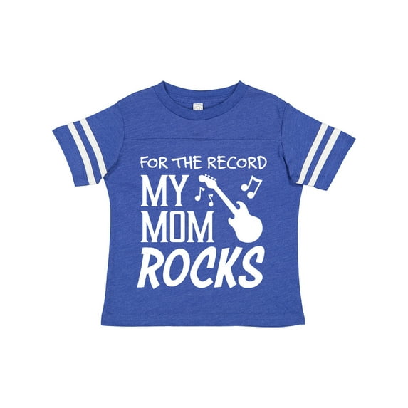 Inktastic For the Record, My Mom Rocks Boys or Girls Toddler T-Shirt