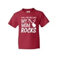 thumbnail image 1 of Inktastic For the Record, My Mom Rocks Youth T-Shirt, 1 of 5