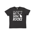 thumbnail image 1 of Inktastic For the Record, My Mom Rocks Youth T-Shirt, 1 of 5