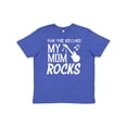 thumbnail image 1 of Inktastic For the Record, My Mom Rocks Youth T-Shirt, 1 of 5
