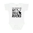 thumbnail image 1 of Inktastic For the Record, My Uncle Rocks Boys or Girls Baby Bodysuit, 1 of 5