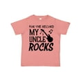 thumbnail image 1 of Inktastic For the Record, My Uncle Rocks Boys or Girls Toddler T-Shirt, 1 of 5
