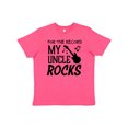thumbnail image 1 of Inktastic For the Record, My Uncle Rocks Youth T-Shirt, 1 of 5