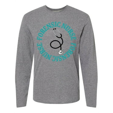 Inktastic Forensic Nurse Gift Nursing Apparel Long Sleeve T-Shirt
