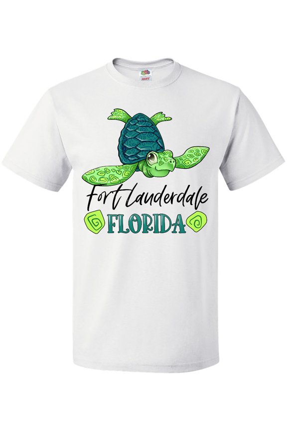 Fort Lauderdale, Florida Happy Sea Turtle T-Shirt