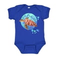 thumbnail image 1 of Inktastic Fort Lauderdale, Florida Swimming Sea Turtle with Bubbles Boys or Girls Baby Bodysuit, 1 of 5