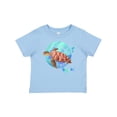 thumbnail image 1 of Inktastic Fort Lauderdale, Florida Swimming Sea Turtle with Bubbles Boys or Girls Baby T-Shirt, 1 of 5