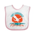 thumbnail image 1 of Inktastic Fort Lauderdale Florida Vacation Trip Boys or Girls Baby Bib, 1 of 4