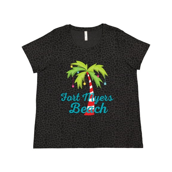 Inktastic Fort Myers Beach Florida Christmas Vacation Women's Plus Size T-Shirt