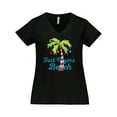 thumbnail image 1 of Inktastic Fort Myers Beach Florida Christmas Vacation Women's Plus Size V-Neck T-Shirt, 1 of 5