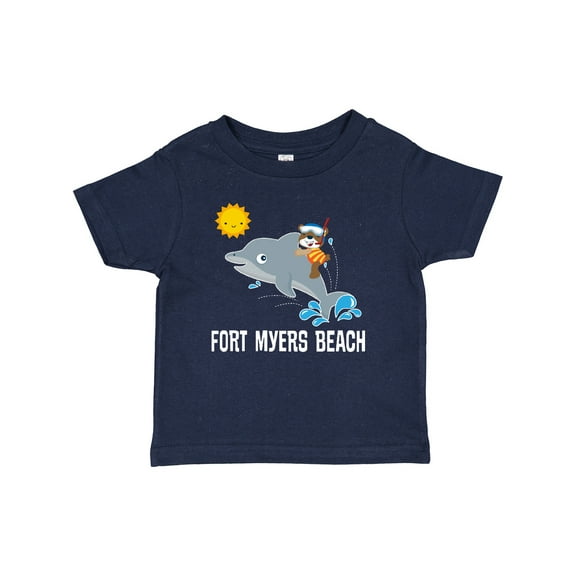 Inktastic Fort Myers Beach Florida Dolphin Boys or Girls Baby T-Shirt