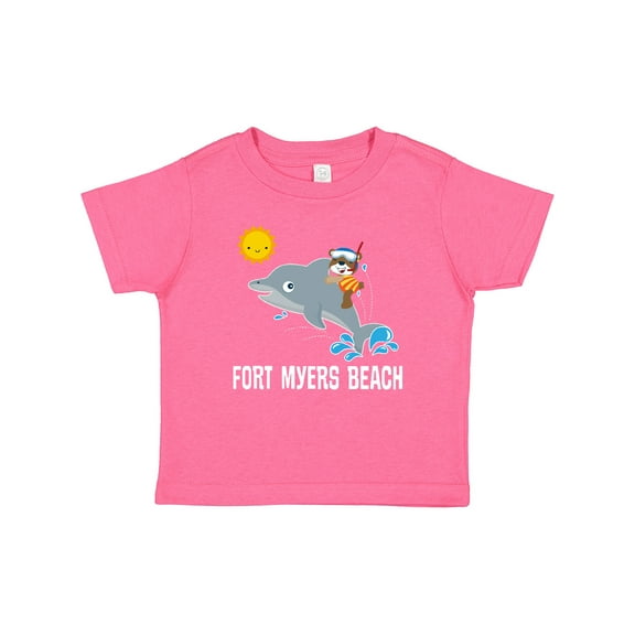 Inktastic Fort Myers Beach Florida Dolphin Boys or Girls Baby T-Shirt
