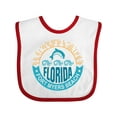 thumbnail image 1 of Inktastic Fort Myers Beach Florida Vacation Boys or Girls Baby Bib, 1 of 4