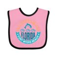 thumbnail image 1 of Inktastic Fort Myers Beach Florida Vacation Boys or Girls Baby Bib, 1 of 4