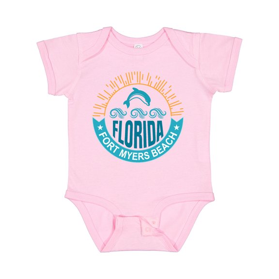 Inktastic Fort Myers Beach Florida Vacation Boys or Girls Baby Bodysuit