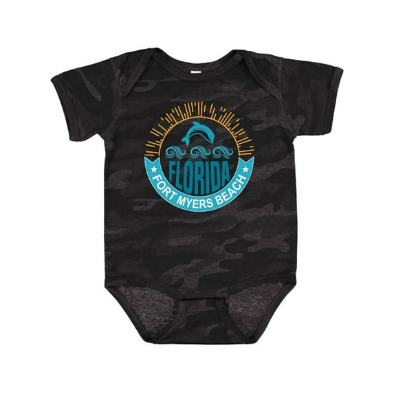 Inktastic Fort Myers Beach Florida Vacation Boys or Girls Baby Bodysuit
