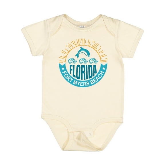 Inktastic Fort Myers Beach Florida Vacation Boys or Girls Baby Bodysuit