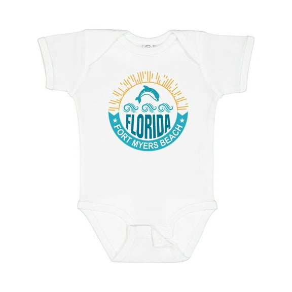 Inktastic Fort Myers Beach Florida Vacation Boys or Girls Baby Bodysuit