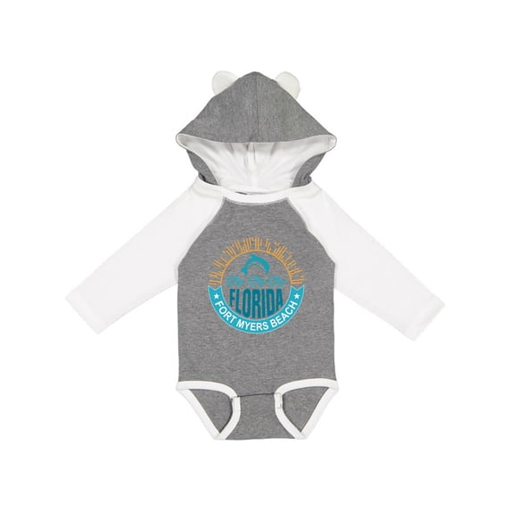 Inktastic Fort Myers Beach Florida Vacation Boys or Girls Long Sleeve Baby Bodysuit
