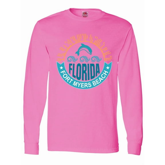Inktastic Fort Myers Beach Florida Vacation Long Sleeve T-Shirt