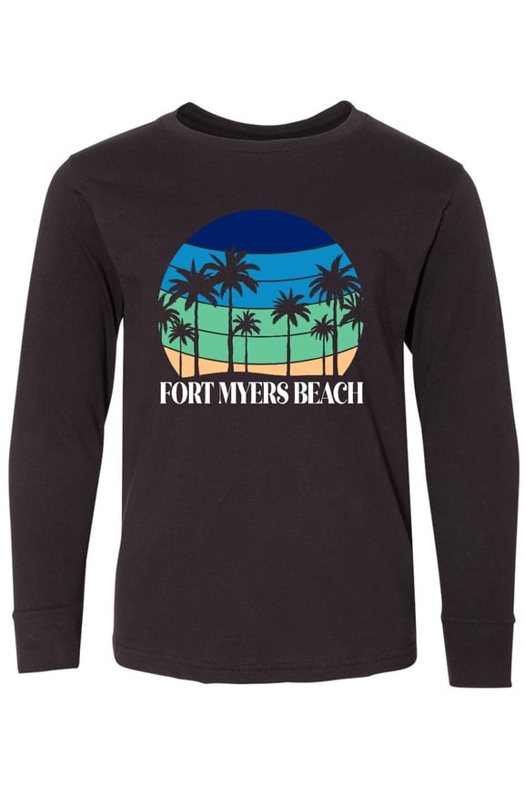 Fort Myers Beach Vacation Trip Long Sleeve Youth T-Shirt