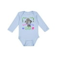 thumbnail image 1 of Inktastic Fort Myers Florida Cute Swimming Manatee Boys or Girls Long Sleeve Baby Bodysuit, 1 of 5