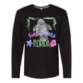 thumbnail image 1 of Inktastic Fort Myers Florida Cute Swimming Manatee Long Sleeve T-Shirt, 1 of 5