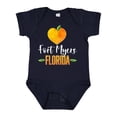 thumbnail image 1 of Inktastic Fort Myers Florida Orange in Heart Boys or Girls Baby Bodysuit, 1 of 5