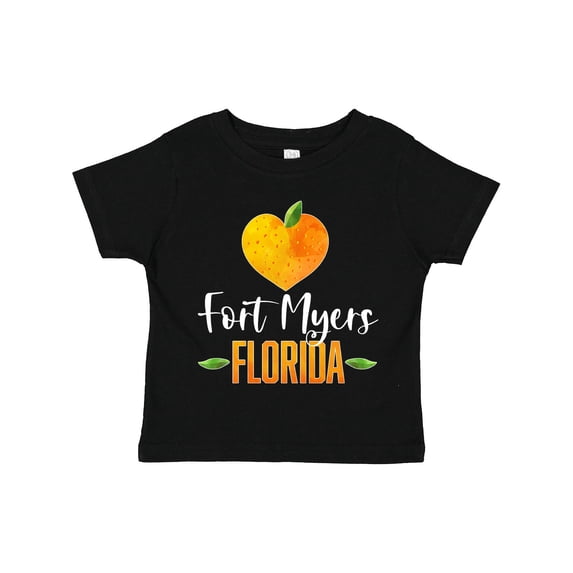 Inktastic Fort Myers Florida Orange in Heart Boys or Girls Toddler T-Shirt