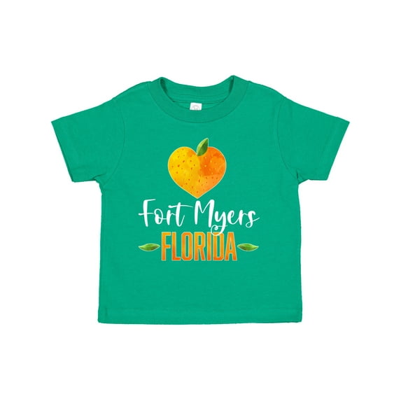 Inktastic Fort Myers Florida Orange in Heart Boys or Girls Toddler T-Shirt