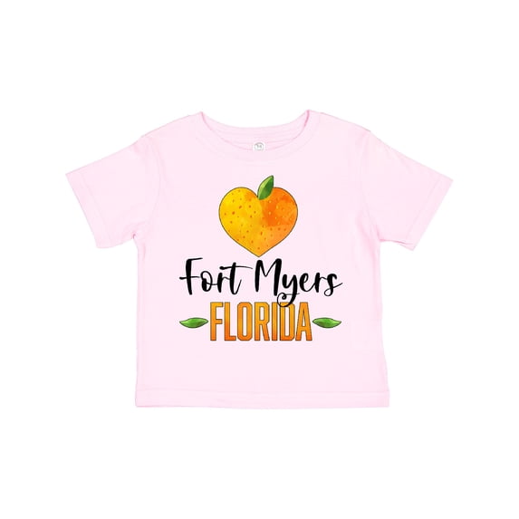 Inktastic Fort Myers Florida Orange in Heart Boys or Girls Toddler T-Shirt