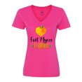thumbnail image 1 of Inktastic Fort Myers Florida Orange in Heart Women's V-Neck T-Shirt, 1 of 5