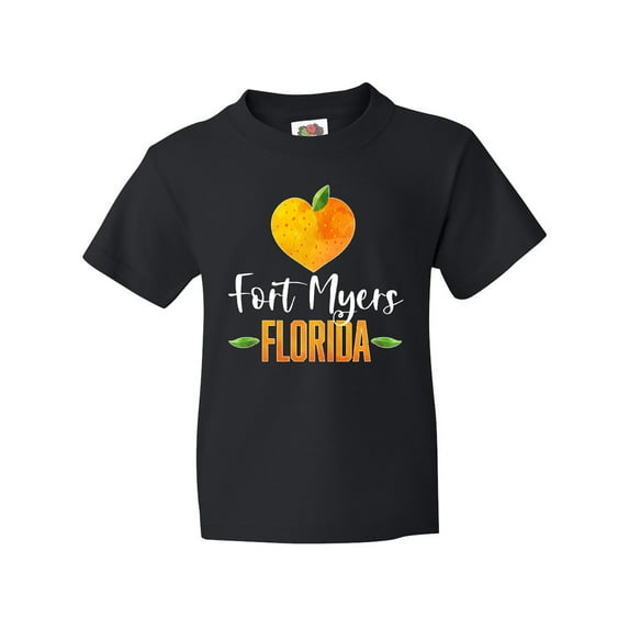 Inktastic Fort Myers Florida Orange in Heart Youth T-Shirt