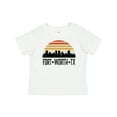 thumbnail image 1 of Inktastic Fort Worth Texas Skyline Retro Boys or Girls Baby T-Shirt, 1 of 5