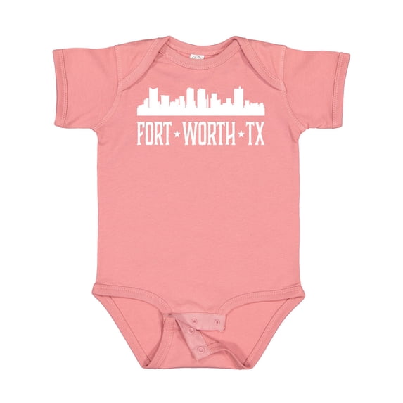 Inktastic Fort Worth Texas Skyline TX Cities Boys or Girls Baby Bodysuit