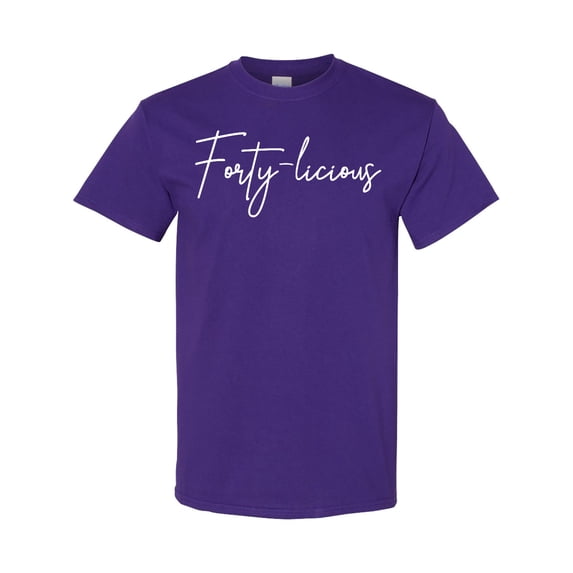 Inktastic Forty-licious Birthday Humor T-Shirt