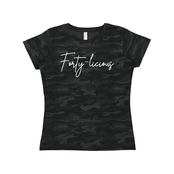 Inktastic Forty-licious Birthday Humor Women's T-Shirt