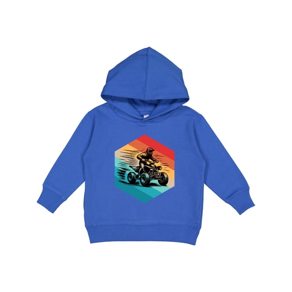 Inktastic Four Wheeling Atv off Roading Retro Toddler Hoodie