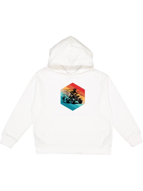 Four Wheeling Atv off Roading Retro Youth Hoodie Sweatshirt