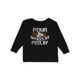 thumbnail image 1 of Inktastic Four Wheeling Mudding Activity Boys or Girls Long Sleeve Toddler T-Shirt, 1 of 5